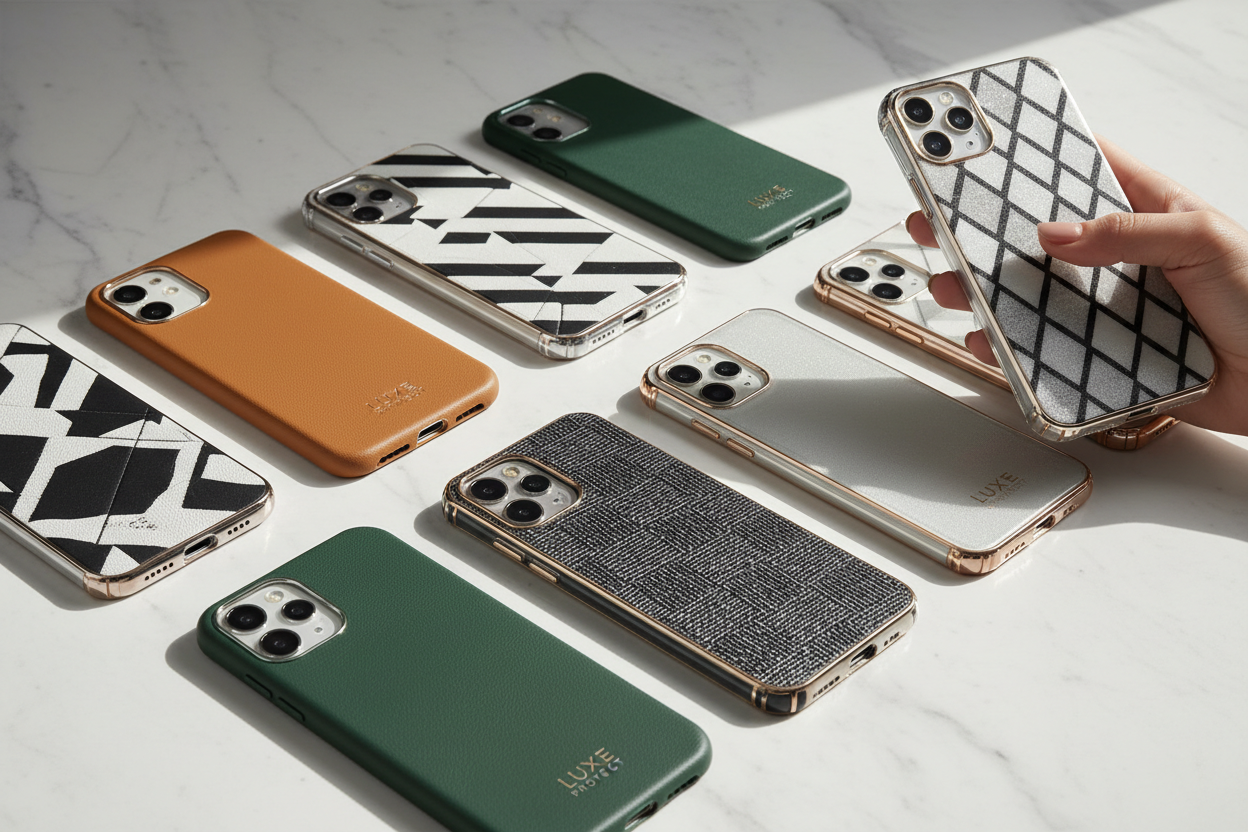 Samsung and iPhone cases.
