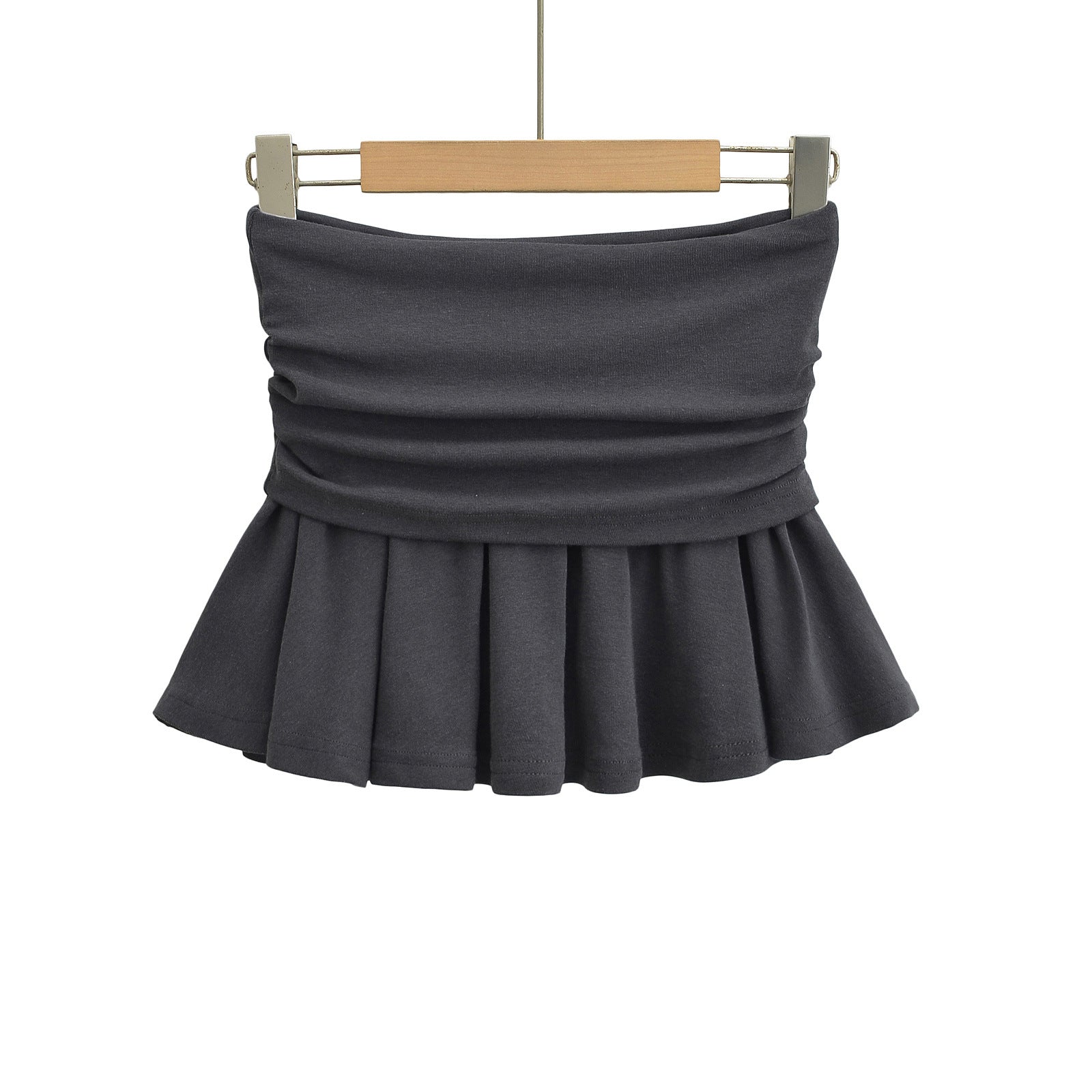 Flip over pleated skirt