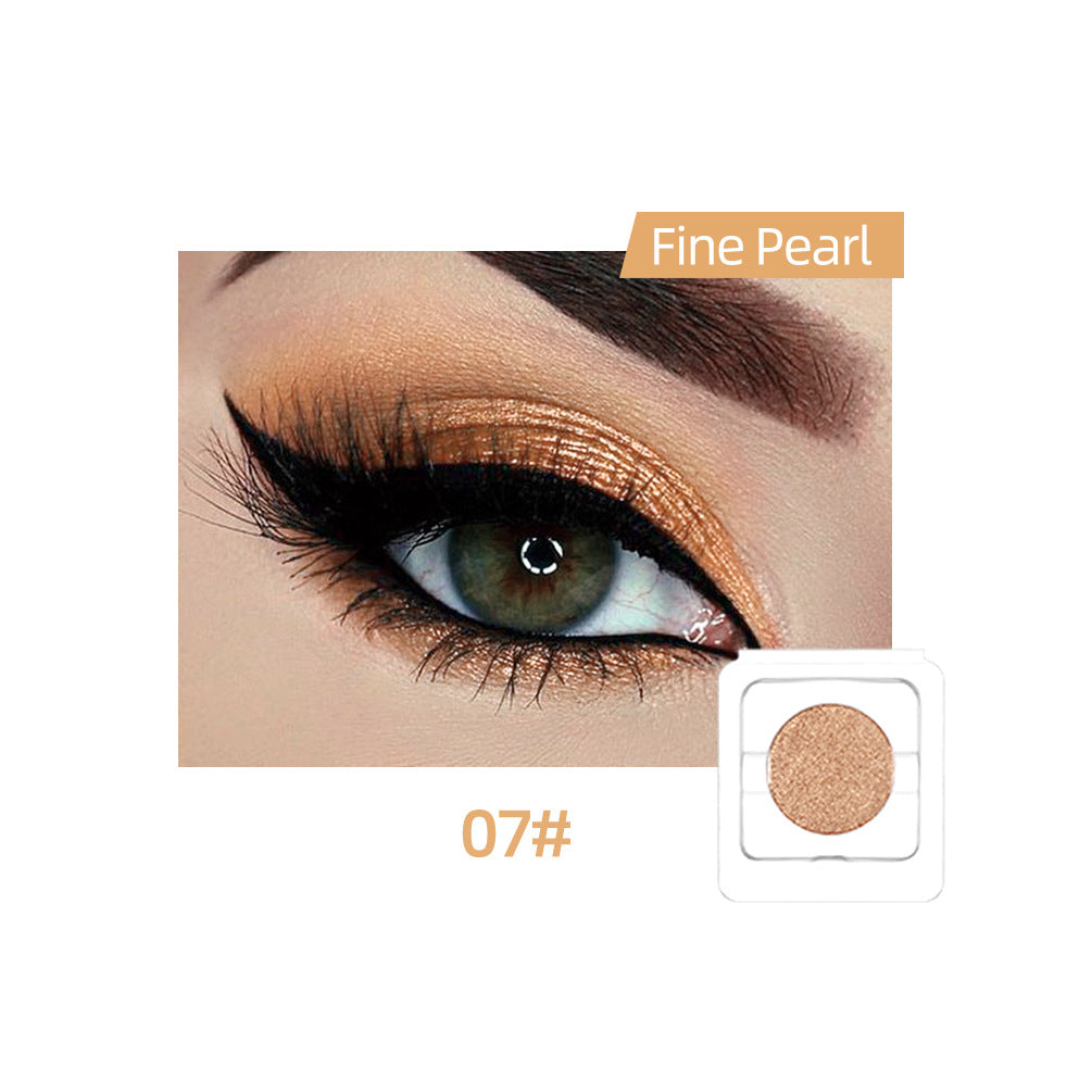 QIBEST Monochrome Eye Shadow Nude Makeup Earth Color Pearl Matte New Color Wine Red Earth Color Stage Makeup