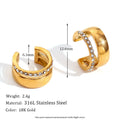 European and American fashion bestsellers, niche light luxury ear clips, personalized and simple earrings