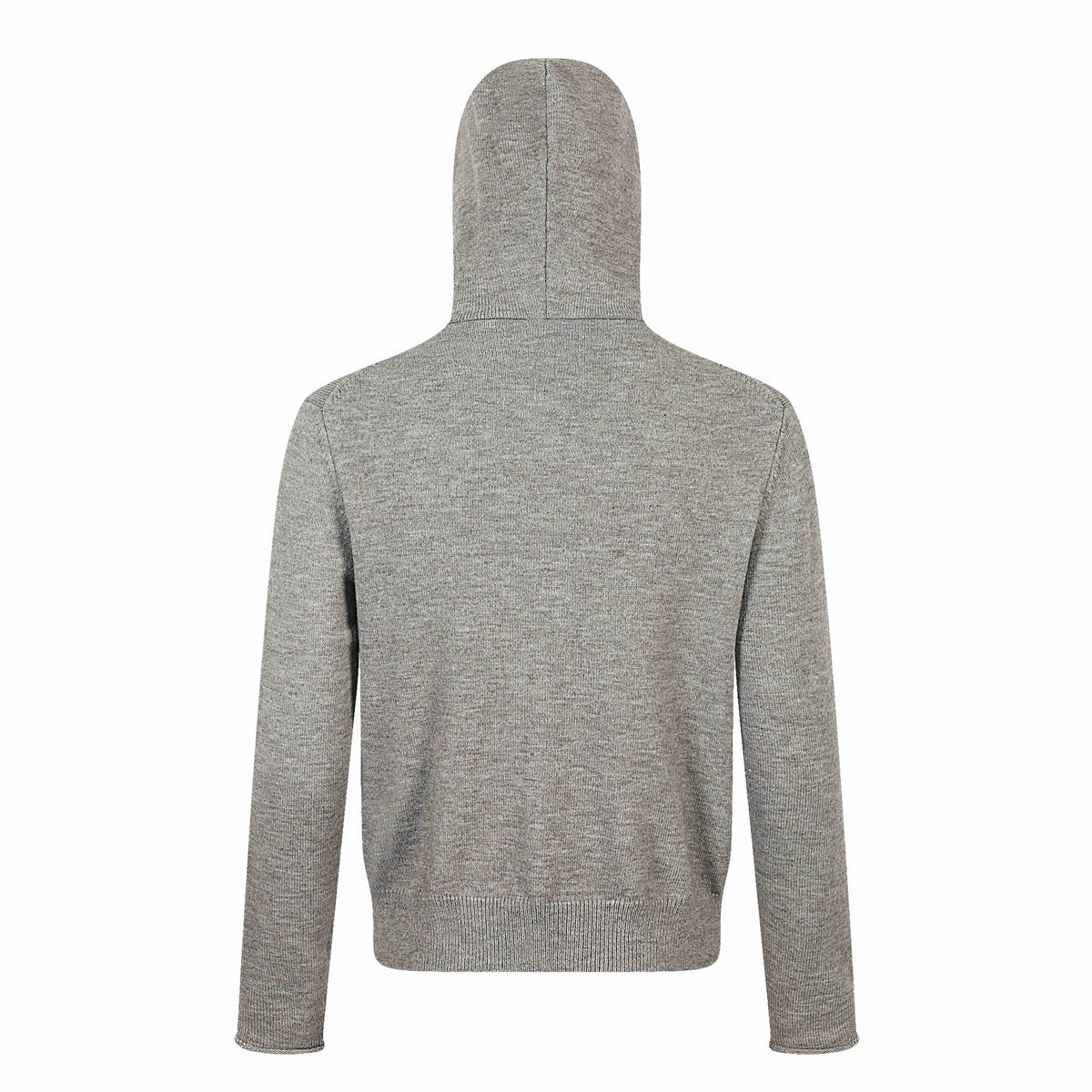 Knit Hooded Star Meteor Embroidery Cardigan High Neck Sweater Men