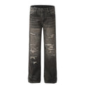 Distressed jeans