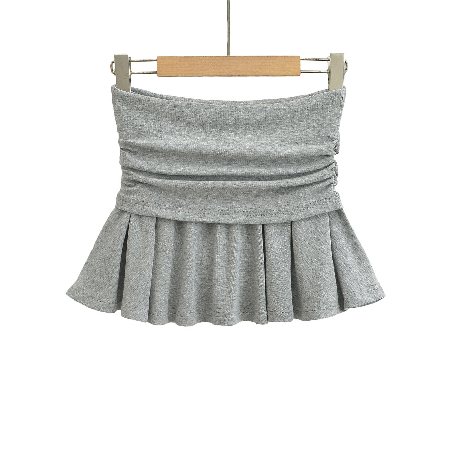 Flip over pleated skirt