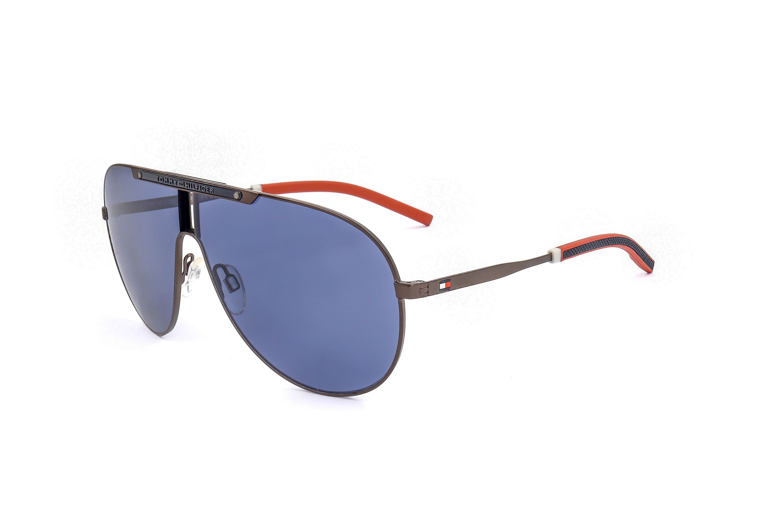 Tommy Hilfiger Mens Sunglasses TH 1801 S SVK 67 07 135 MATTE RUTHENIUM