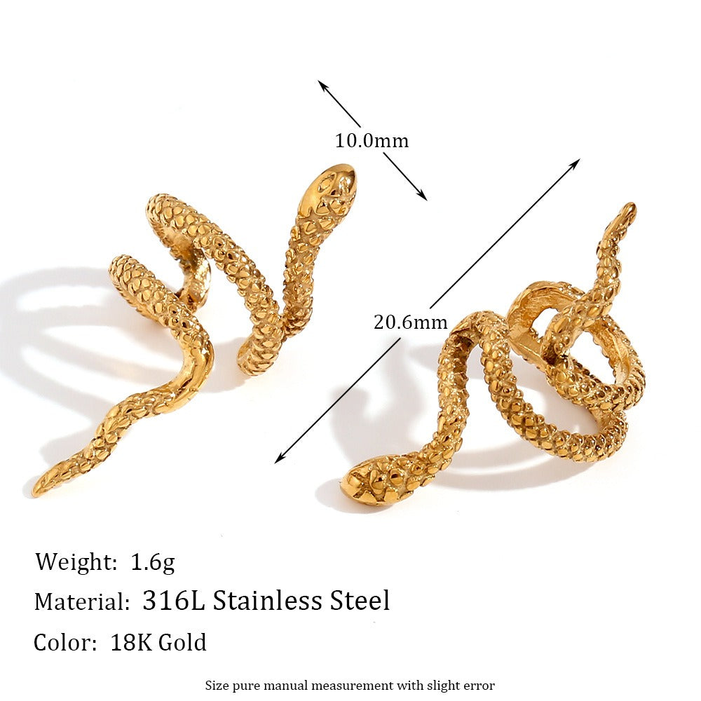 European and American fashion bestsellers, niche light luxury ear clips, personalized and simple earrings