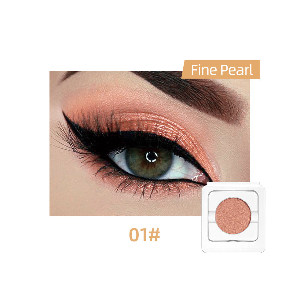 QIBEST Monochrome Eye Shadow Nude Makeup Earth Color Pearl Matte New Color Wine Red Earth Color Stage Makeup