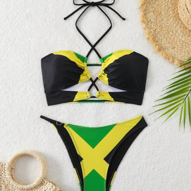 printed bikini