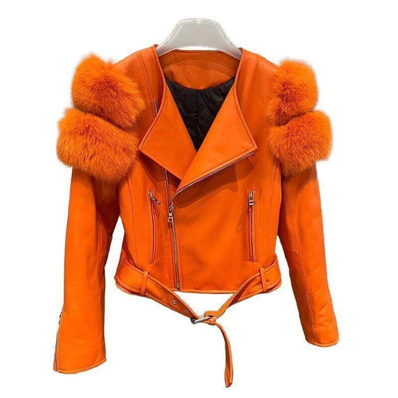 OEM Service Easily Washable Classic Design Women Sheep Skin Jacket Knitted Waterproof Breathable Windproof Quick Dry Outdoor