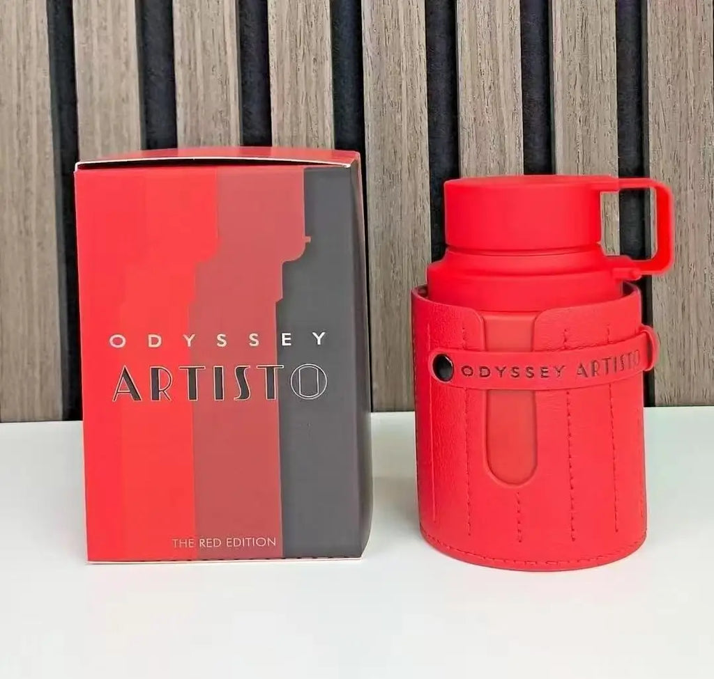 Armaf Odyssey Artisto Red Edition EDP 100ml (3.4 fl oz), Fruity Floral Woody Fragrance for Unisex