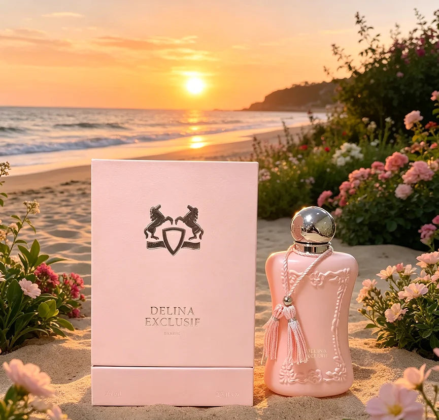 Delina Exclusive Rich Upgraded Luxury Edition Oriental Floral Fragrance Women's Fragrance 75ml, long-lasting sweet fragrance, elegant and unique fragrance, suitable for any venue