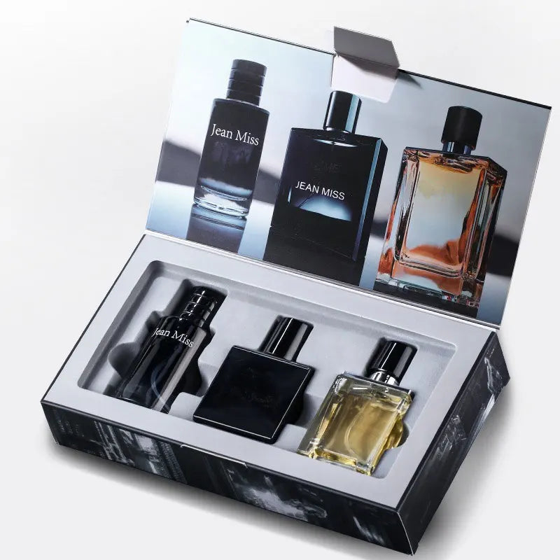 Premium 90ml Men's Perfume Gift Set | 3-Piece Cologne Collection | Long-Lasting Masculine Fragrance for Him | Irresistible Scent