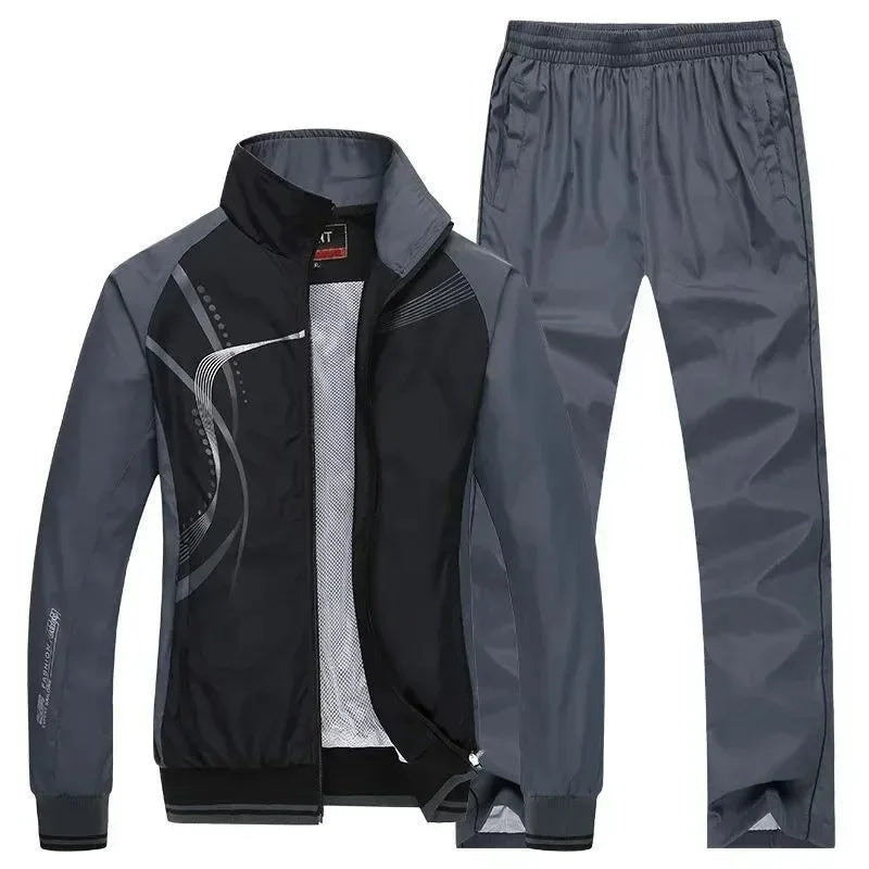 Premium 100% Organic Cotton Breathable Custom Zipper Tracksuits New High Quality Design 2-Piece Sweat Suits Printed Full Sleeves