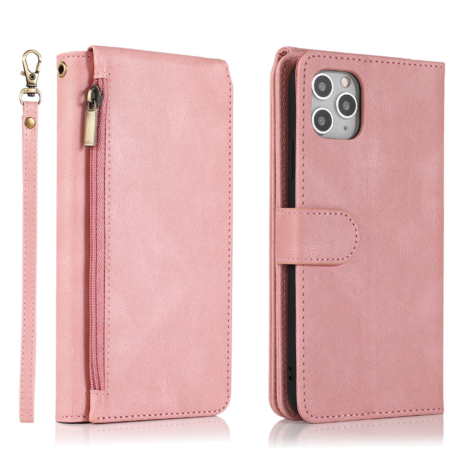 Ip12promax wallet leather case suitable for Ip11 stand phone case protective case