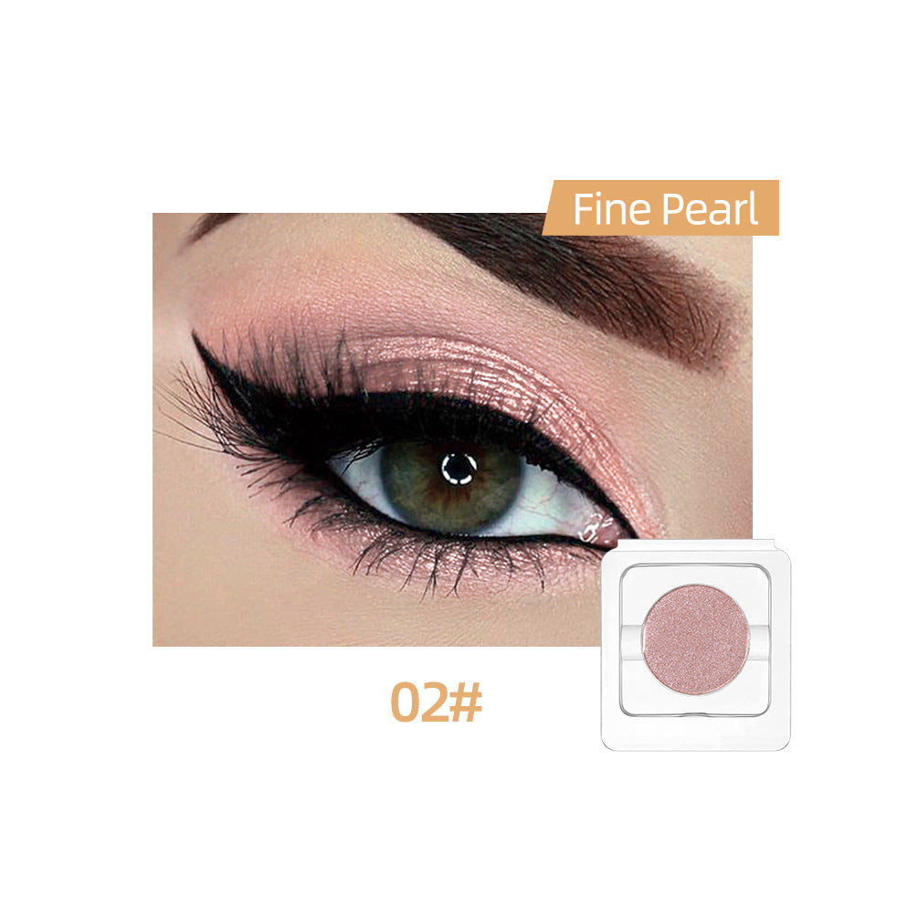 QIBEST Monochrome Eye Shadow Nude Makeup Earth Color Pearl Matte New Color Wine Red Earth Color Stage Makeup