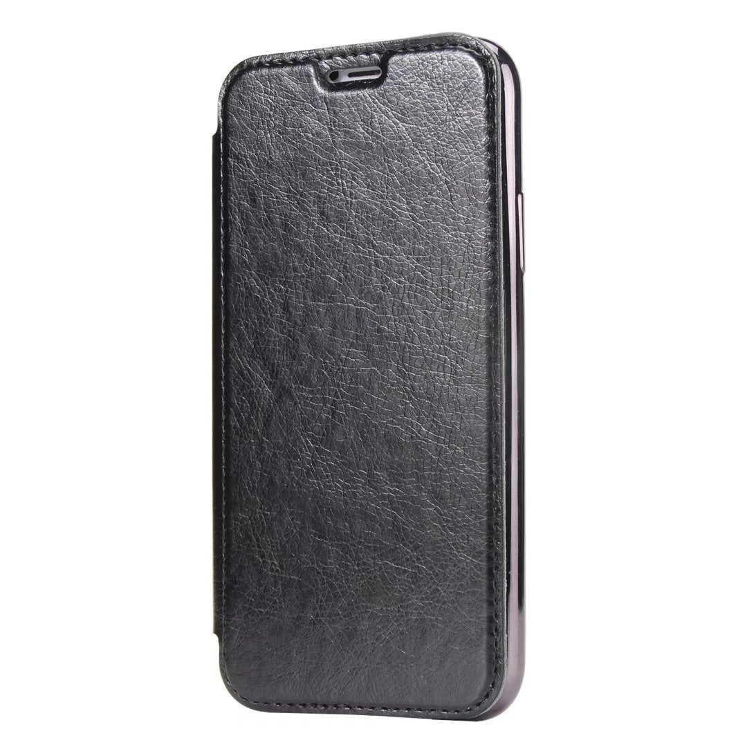 Suitable for iPhone 15 ultra-thin phone case XR electroplated TPU 12 phone protective case Apple 14 flip leather case