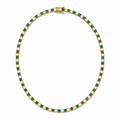 3mm CZ Tennis Bracelet – Color Stone & Clear Bezel Bracelet