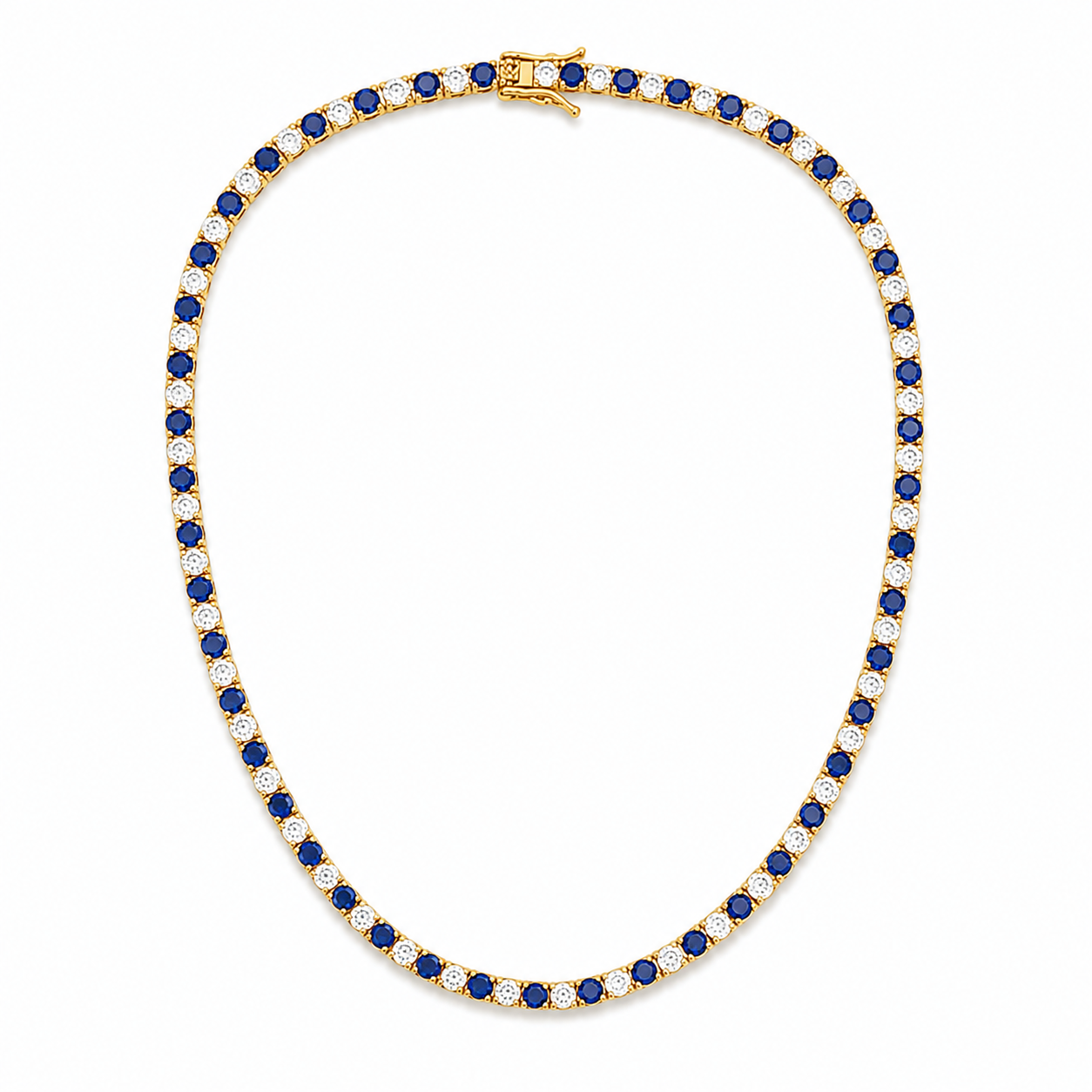 3mm CZ Tennis Bracelet – Color Stone & Clear Bezel Bracelet