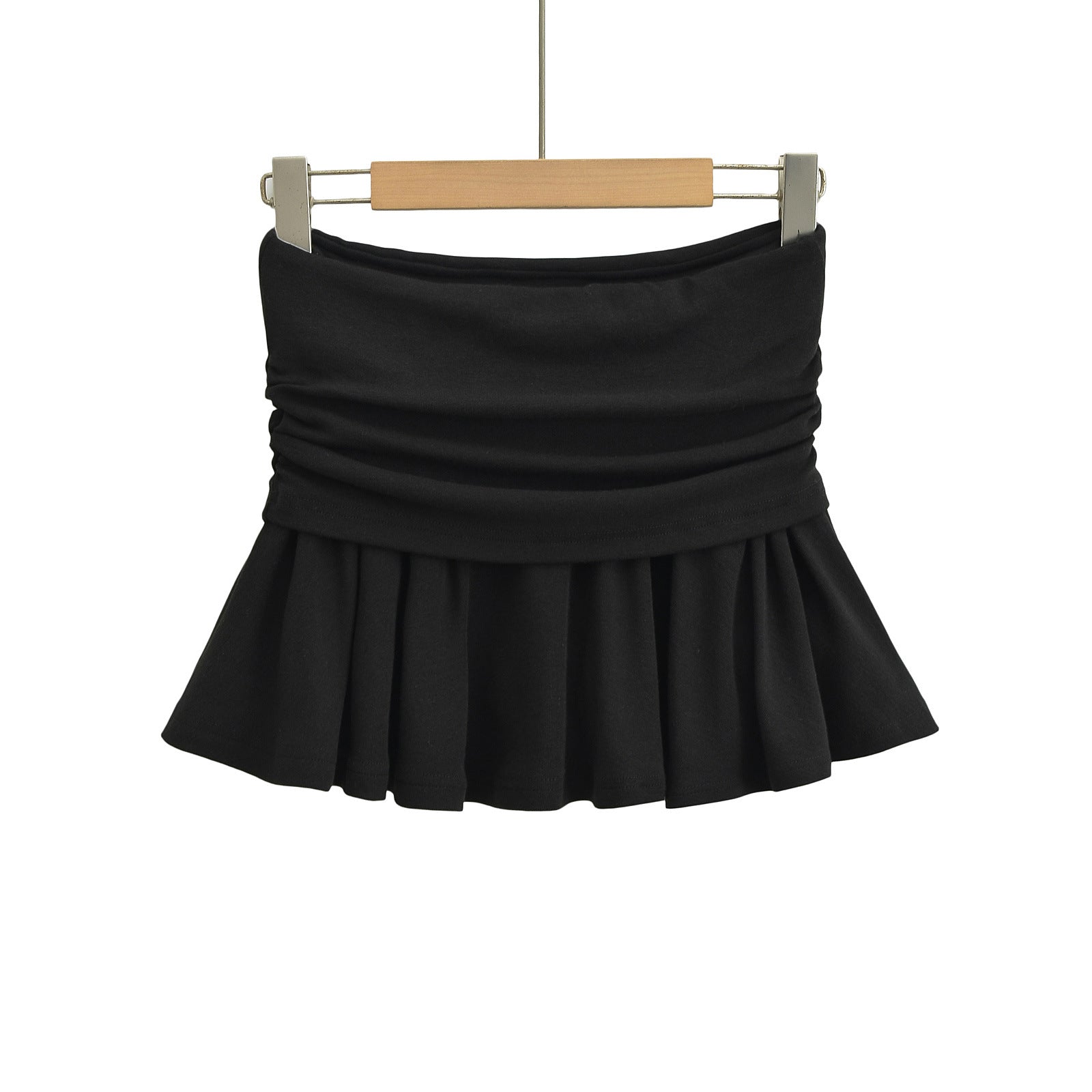 Flip over pleated skirt