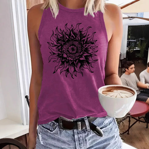 Bohemian floral print women's clothing