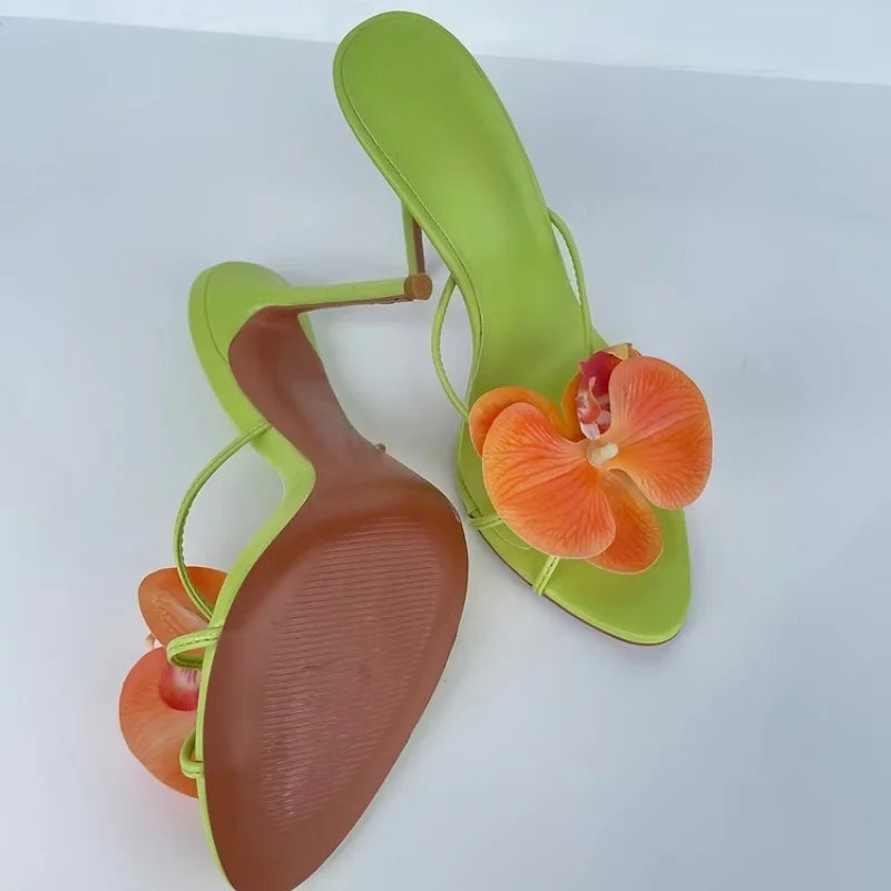 Simple Summer and Autumn Women's Slip-on High-heeled Sandals for Export, Sexy Sandals, Party Shoes