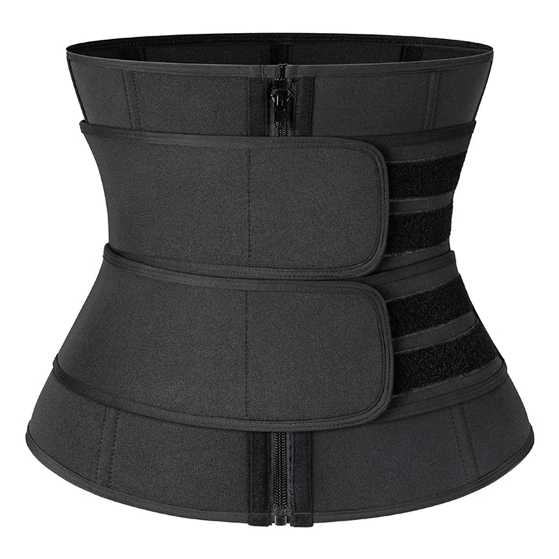 Men Waist Trainer Trimmer Belt for Weight Loss Neoprene Body Shaper Sauna Workout Sweat Belly Belt with Double Straps Shapewear