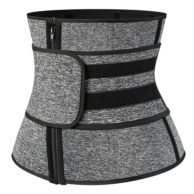 Men Waist Trainer Trimmer Belt for Weight Loss Neoprene Body Shaper Sauna Workout Sweat Belly Belt with Double Straps Shapewear
