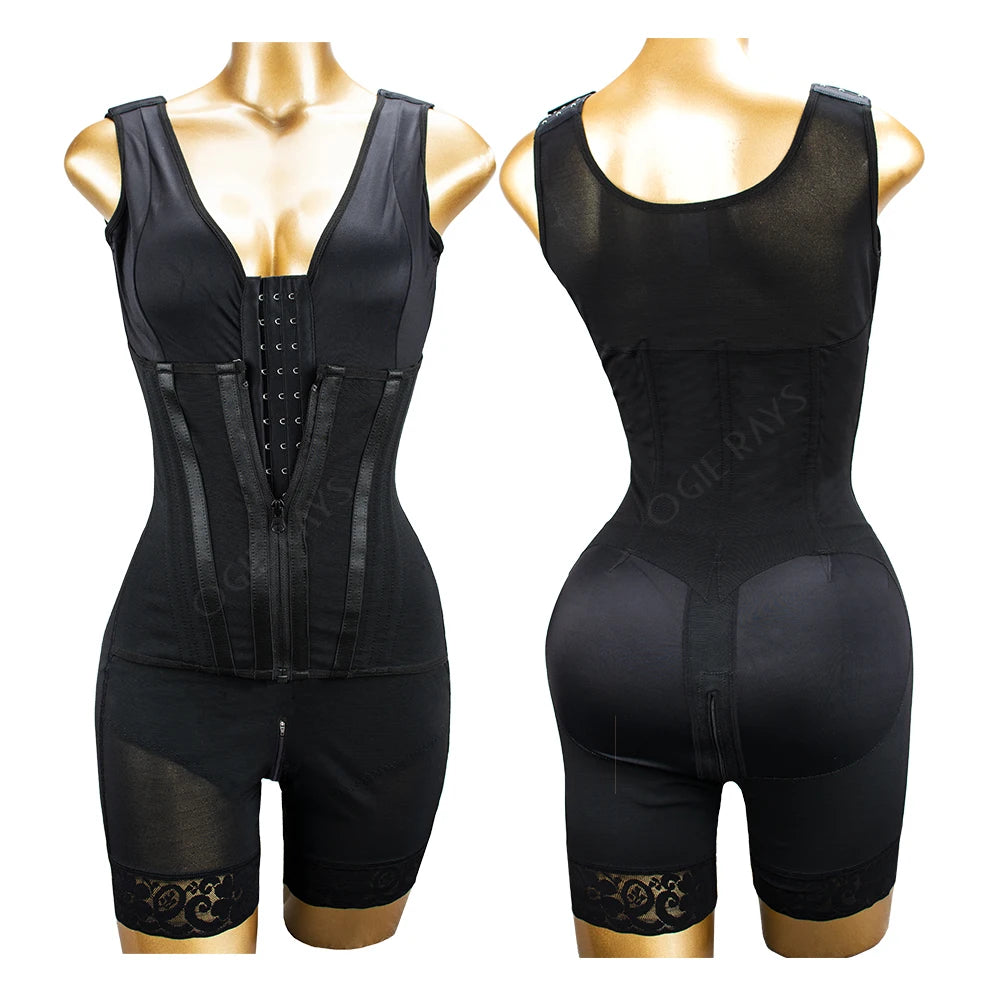 Stage 2 Post Surgery Op Lipo Compression Colombianas Body Shaper Moldeadora Sheath Slimming Lumbar Women Shapewear Girdles Fajas
