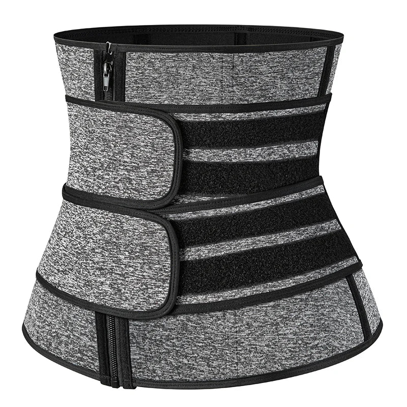 Men Waist Trainer Trimmer Belt for Weight Loss Neoprene Body Shaper Sauna Workout Sweat Belly Belt with Double Straps Shapewear