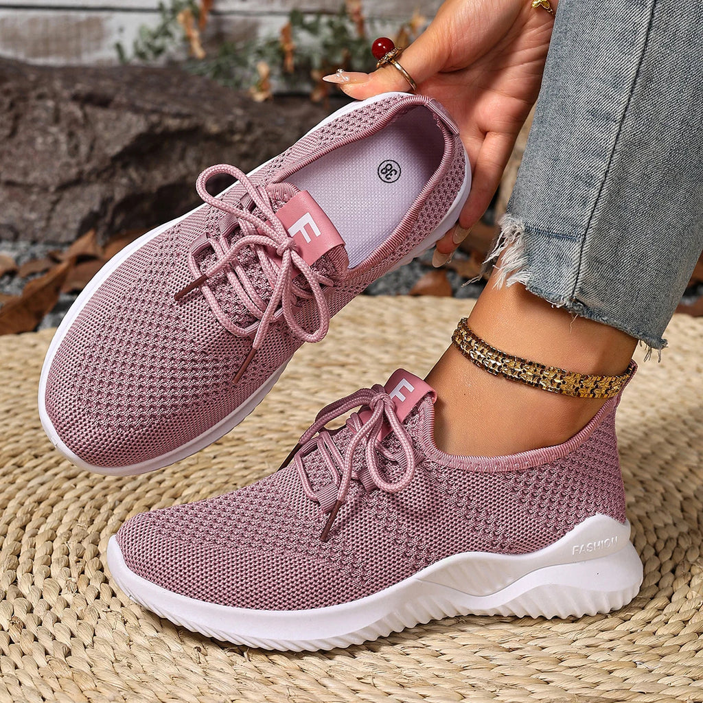 Hot Selling 2025 Women's Mesh Sneakers - Breathable Lightweight Non-Slip Everyday Shoes