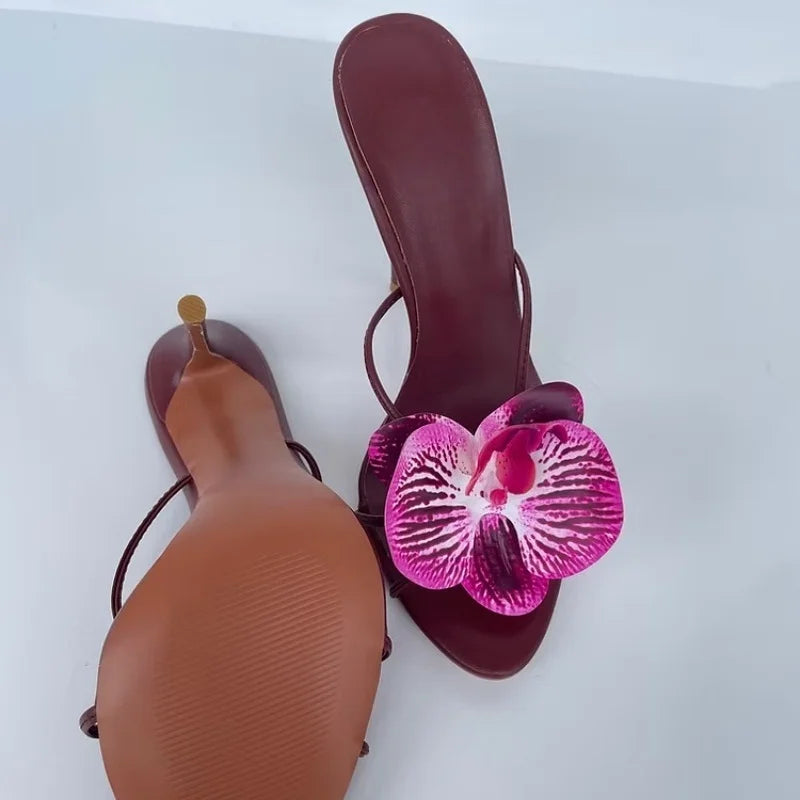Simple Summer and Autumn Women's Slip-on High-heeled Sandals for Export, Sexy Sandals, Party Shoes