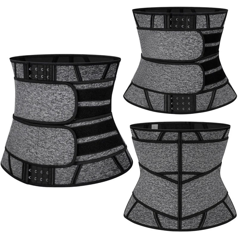 Men Waist Trainer Fitness Slimming Belt Sauna Body Shaper Corset for Abdomen Weight Loss Trimmer Belt Sweat Workout Fat Burner