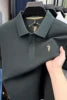 Men's Polo Shirt Cotton Pique Short Sleeve Casual Business Golf T-Shirt Embroidered Logo Summer Breathable Work Office Top