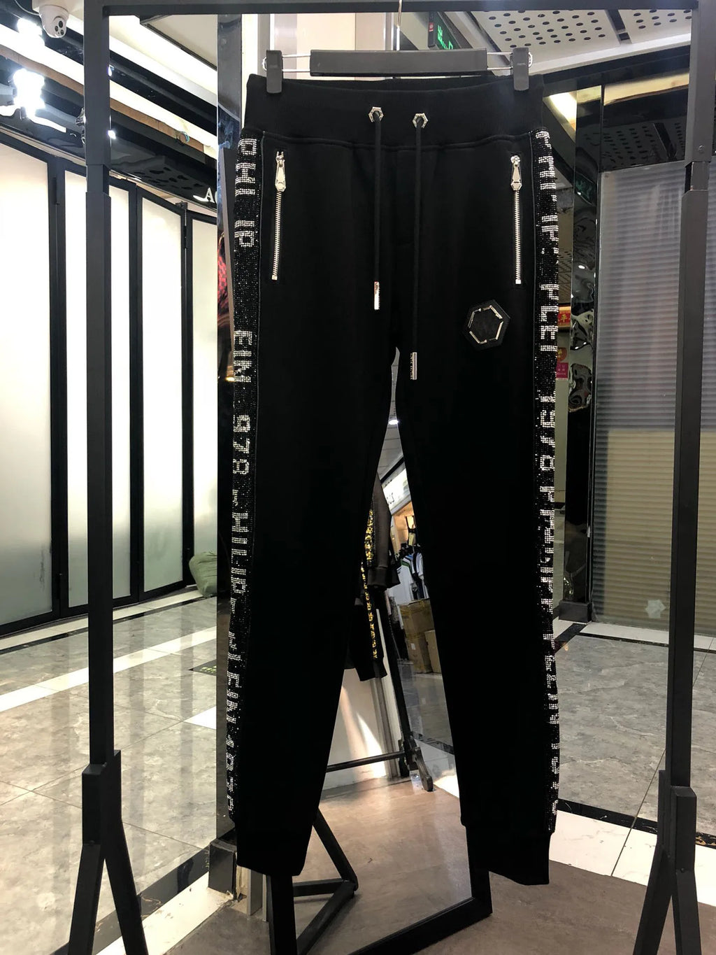 Men's Autumn/Winter Sweatshirt Set PP Set Pure Cotton Stand Collar Sweatshirt Casual Pants Slim Fit Comfortable High Quality