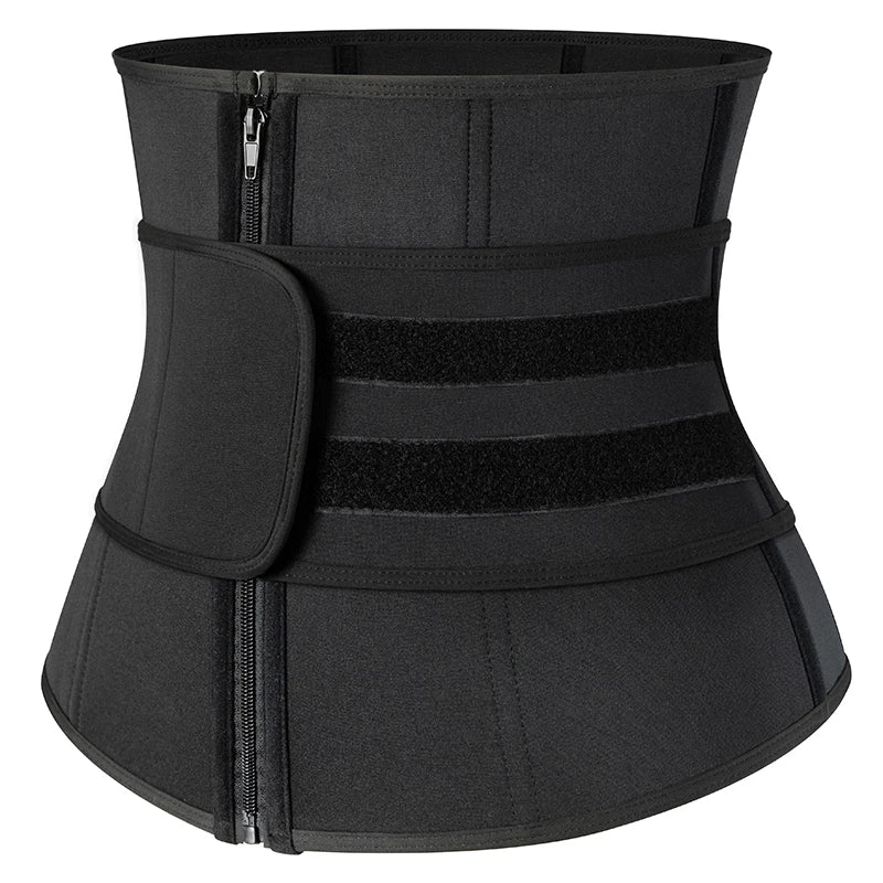 Men Waist Trainer Trimmer Belt for Weight Loss Neoprene Body Shaper Sauna Workout Sweat Belly Belt with Double Straps Shapewear