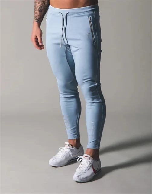 JAPAN Brand Joggers Men Sweatpants Gym Running Pants Mens Fitness Bodybuilding Gym Men Jogging Pants Zipper Sweatpants Trousers