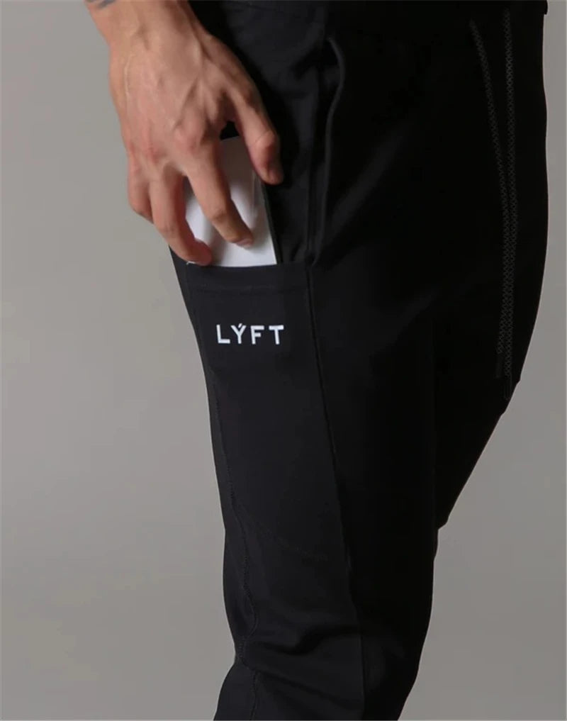 JAPAN Brand Joggers Men Sweatpants Gym Running Pants Mens Fitness Bodybuilding Gym Men Jogging Pants Zipper Sweatpants Trousers