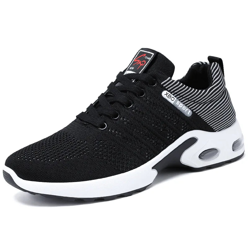 2024 New Men's Shoes Men's Breathable Soft-soled Running Shoes