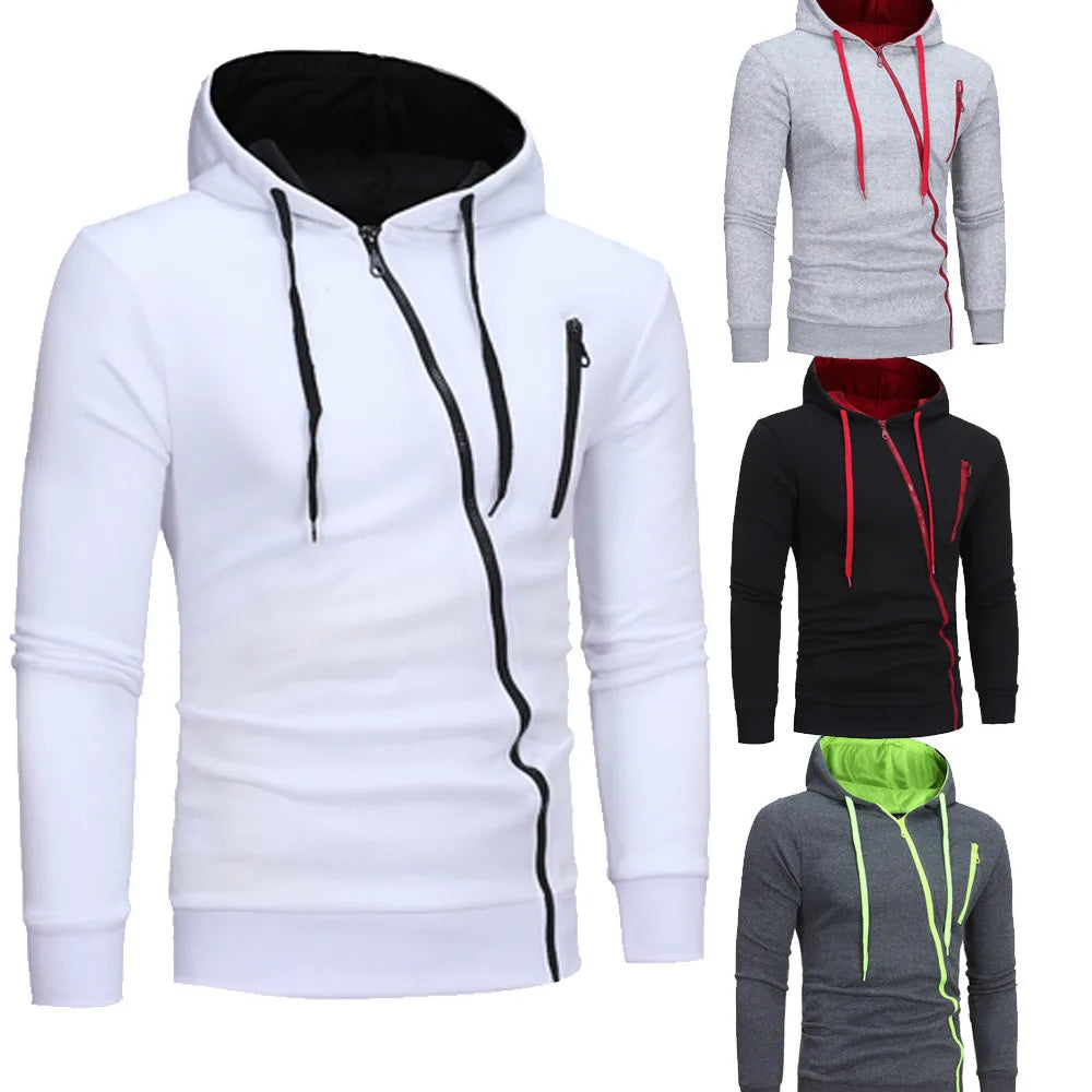 Spring Autumn 2020 Men's Sweat Suit Set Tracksuit Men Outfit Full Sleeve Tops with Hood Outdoor Sport Wear Men's Hooded Suit
