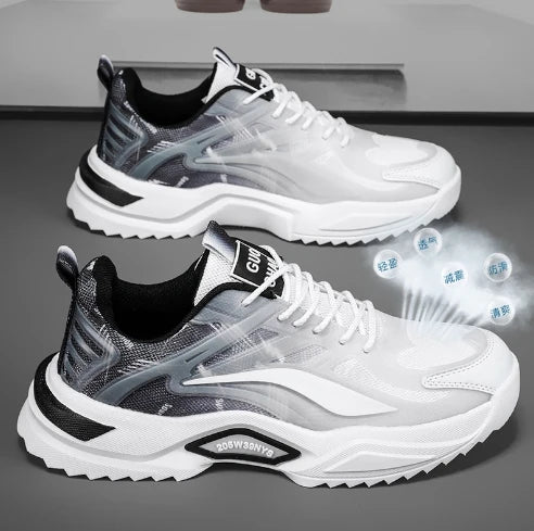 Low Cut Thick Sole Height Increasing Fashion Trend Outdoor Sports, Leisure Running, Hiking, Basketball Shoes for Boys