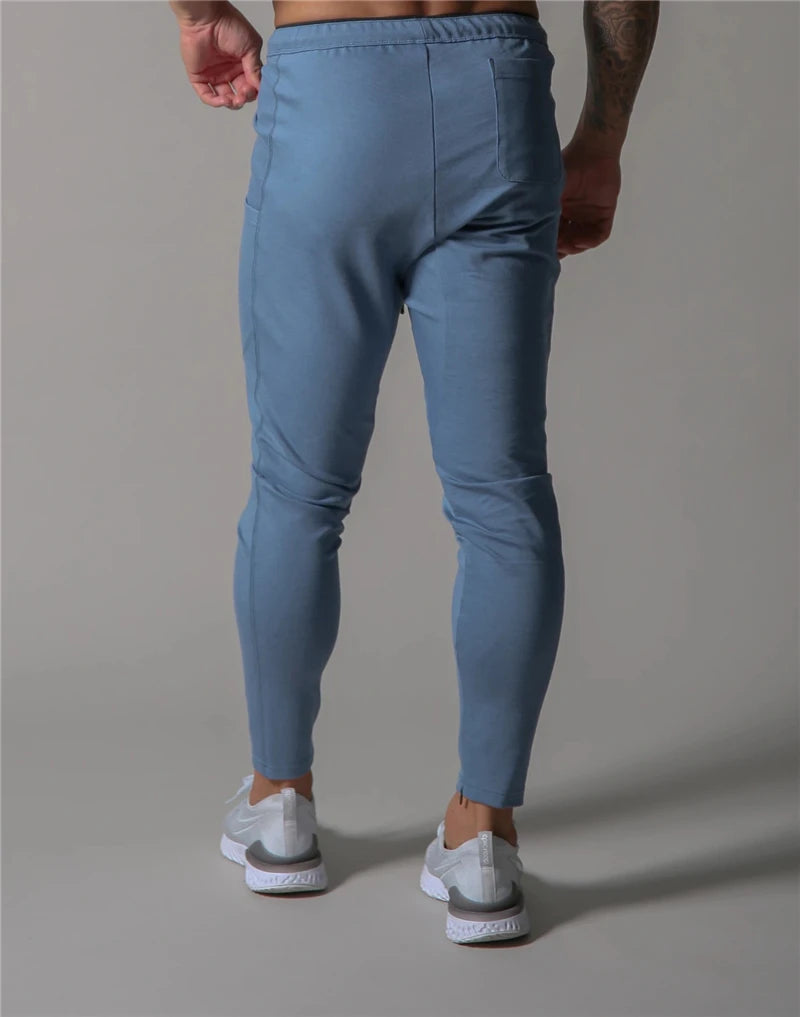 JAPAN Brand Joggers Men Sweatpants Gym Running Pants Mens Fitness Bodybuilding Gym Men Jogging Pants Zipper Sweatpants Trousers