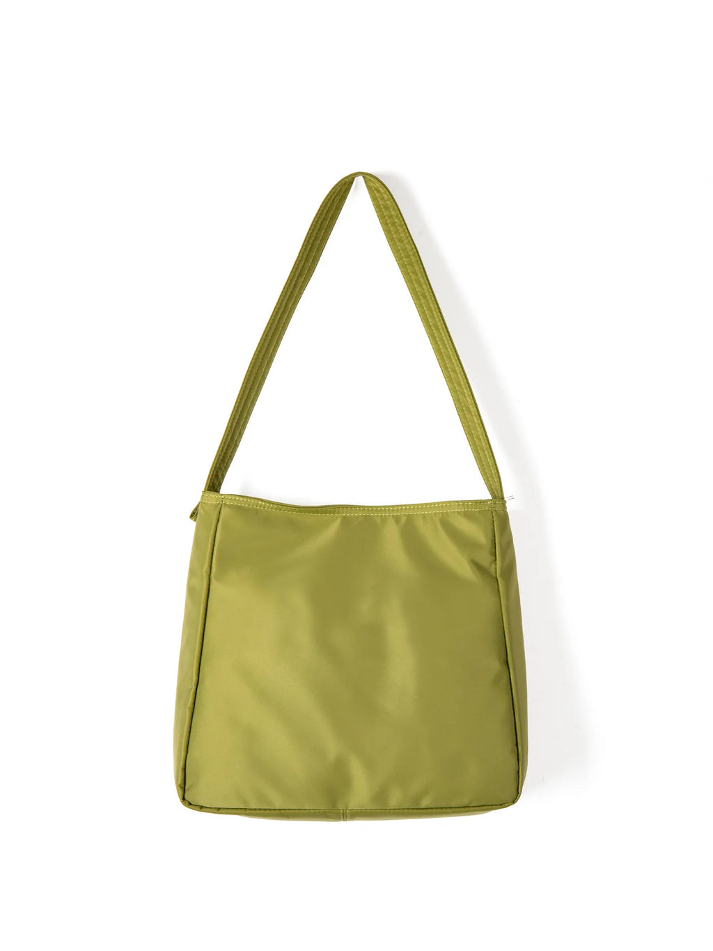 Korean Version Lazy Wind Simple Light Large-Capacity Summer Tote Bag Solid Color Nylon Casual Daily Portable Drawstring Closure