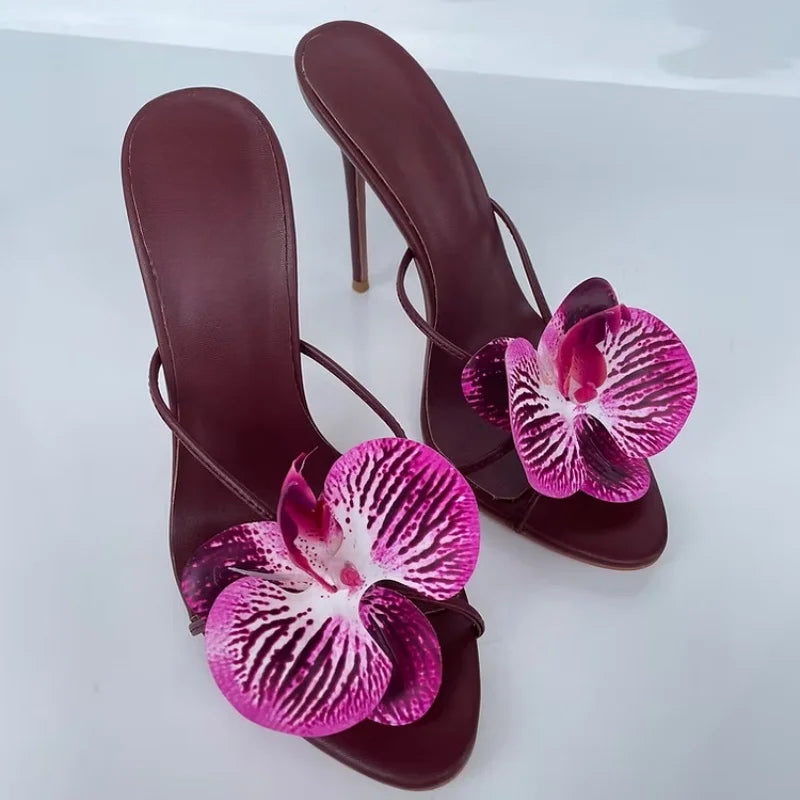 Simple Summer and Autumn Women's Slip-on High-heeled Sandals for Export, Sexy Sandals, Party Shoes