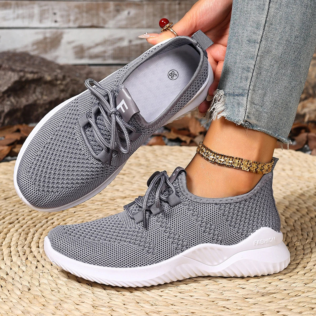 Hot Selling 2025 Women's Mesh Sneakers - Breathable Lightweight Non-Slip Everyday Shoes