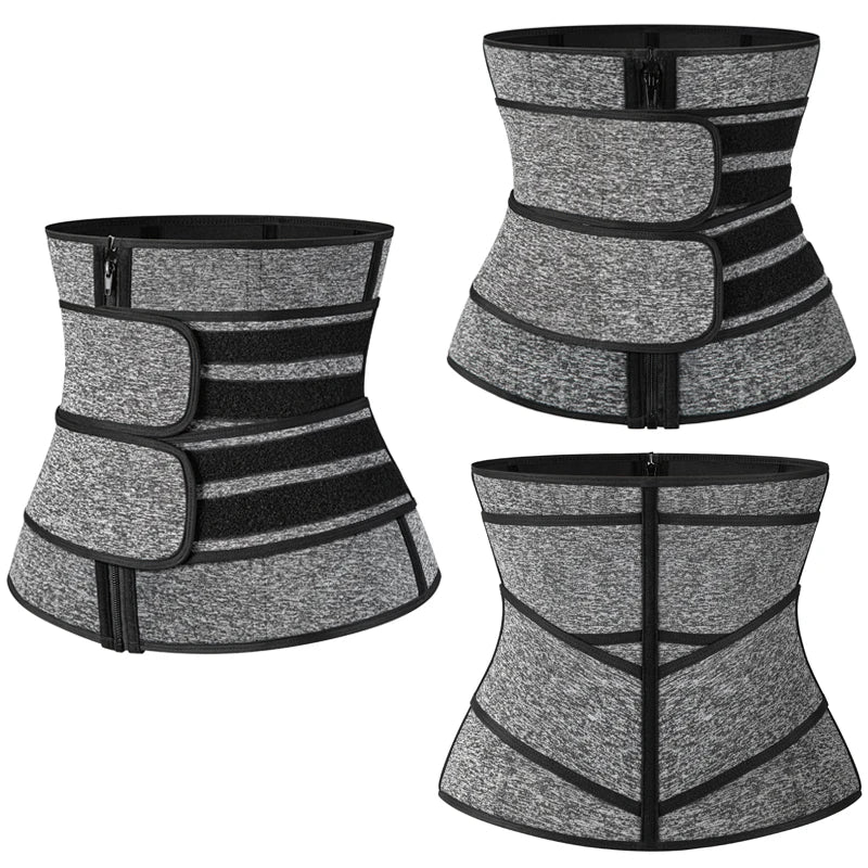 Men Waist Trainer Fitness Slimming Belt Sauna Body Shaper Corset for Abdomen Weight Loss Trimmer Belt Sweat Workout Fat Burner
