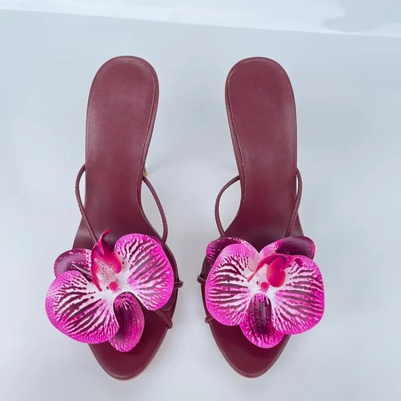 Simple Summer and Autumn Women's Slip-on High-heeled Sandals for Export, Sexy Sandals, Party Shoes