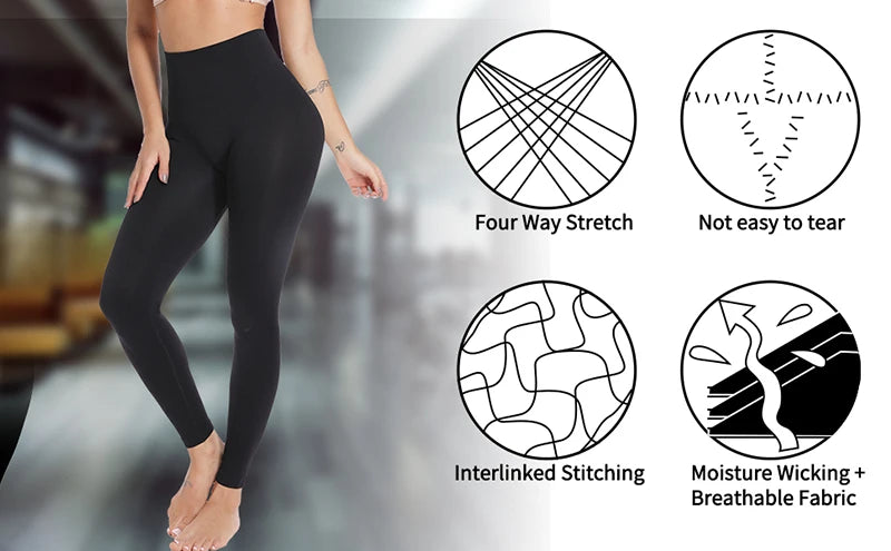 Shapewear Anti Cellulite Compression Women Leggings Leg Slimming Body Shaper High Waist Tummy Control Panties Thigh Slimmer