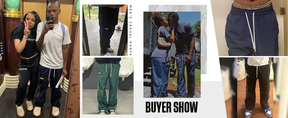 ZAFUL Men's Y2K Streetwear Baggy Track Pants Mid Waist Lightweight Casual Lounge Trousers with Drawstring Letter Pockets