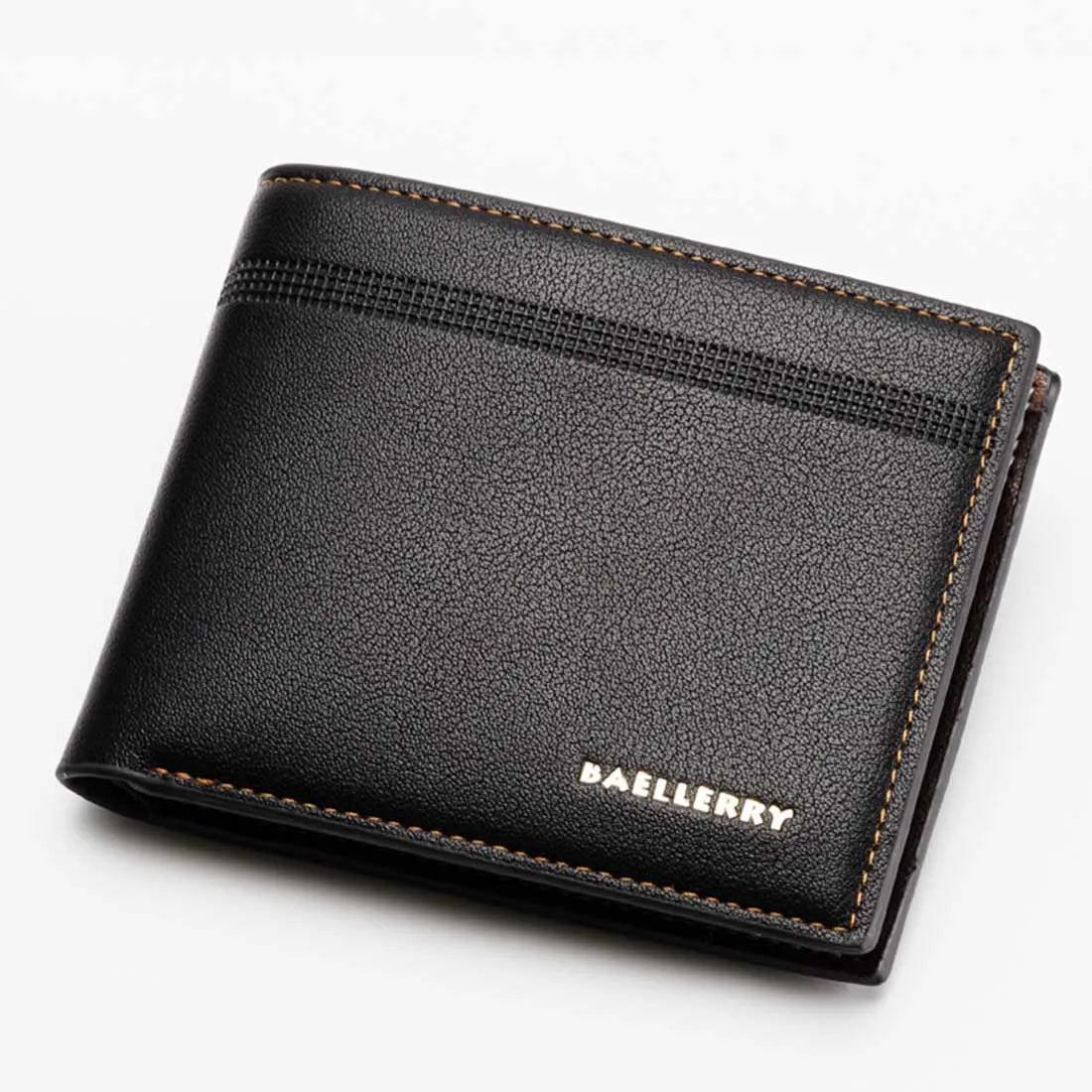 Name Customized New Men Wallets Card Holder High Quality Male Purse PU Leather Business Men Wallets Carteria