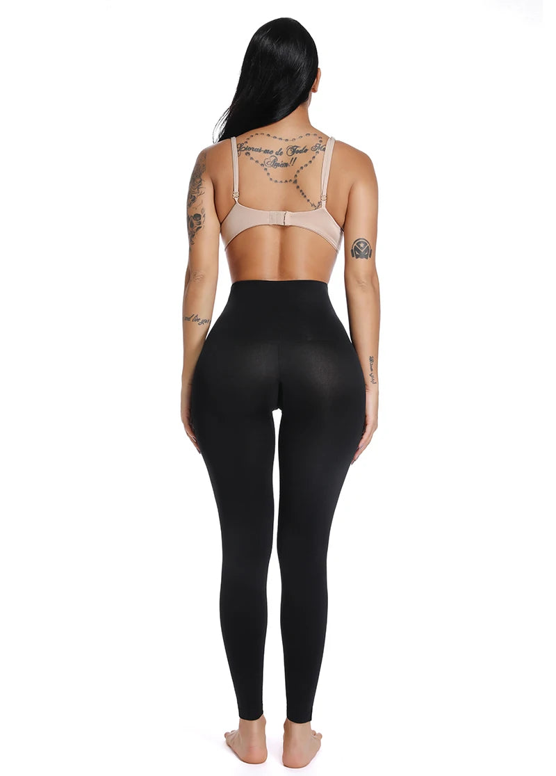 Shapewear Anti Cellulite Compression Women Leggings Leg Slimming Body Shaper High Waist Tummy Control Panties Thigh Slimmer