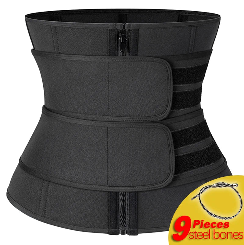 Women Waist Trainer Neoprene Body Shaper Belt Slimming Fajas Belly Reducing Shaper Tummy Sweat Shapewear Workout Shaper Corset